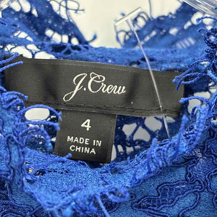 Size 4 J Crew Blue Shirt