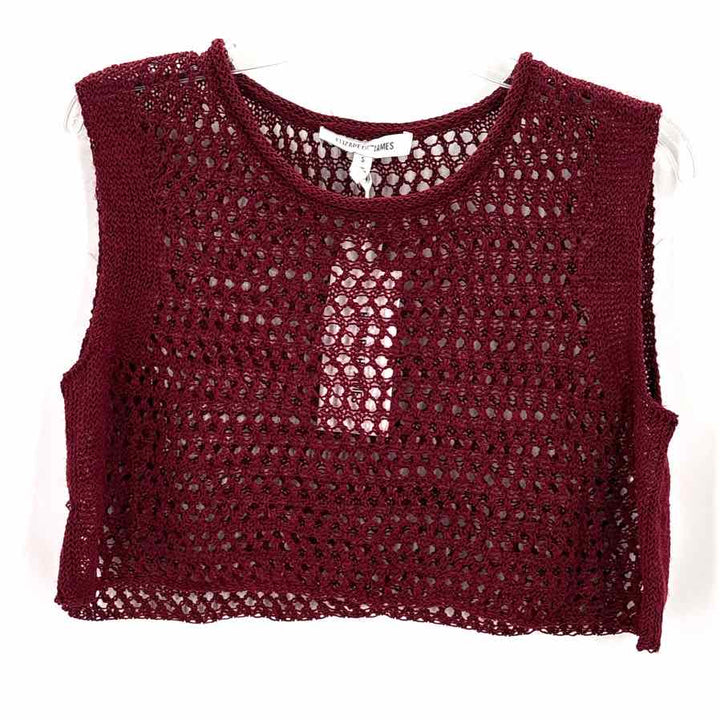 Size S ELIZABETH AND JAMES Burgundy Sweater