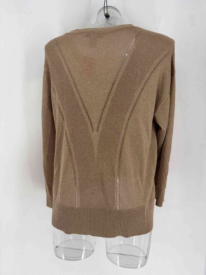 Size XL White House Black Market Gold Sweater