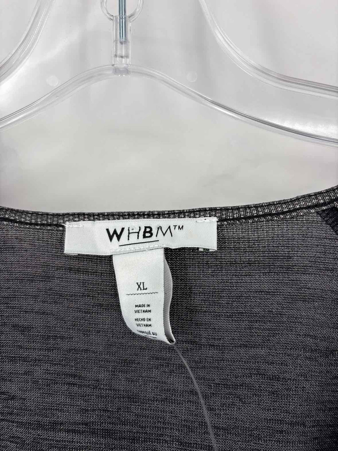 Size XL White House Black Market Silver Shirt
