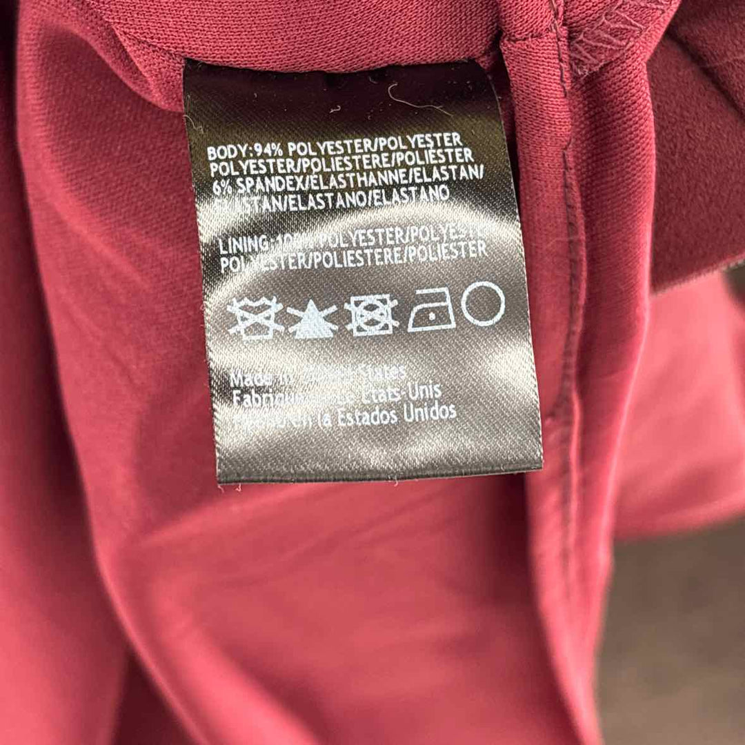 Size 2 Anthropologie Burgundy Dress