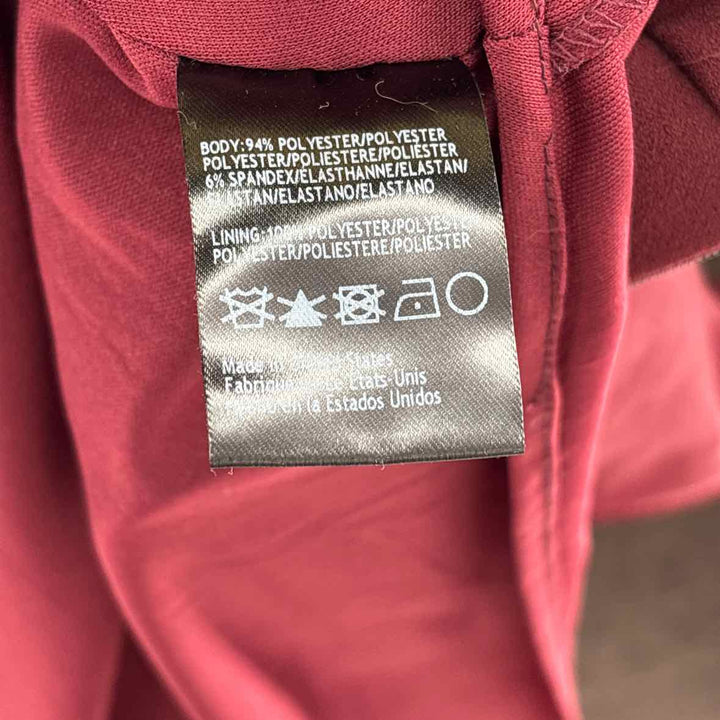 Size 2 Anthropologie Burgundy Dress