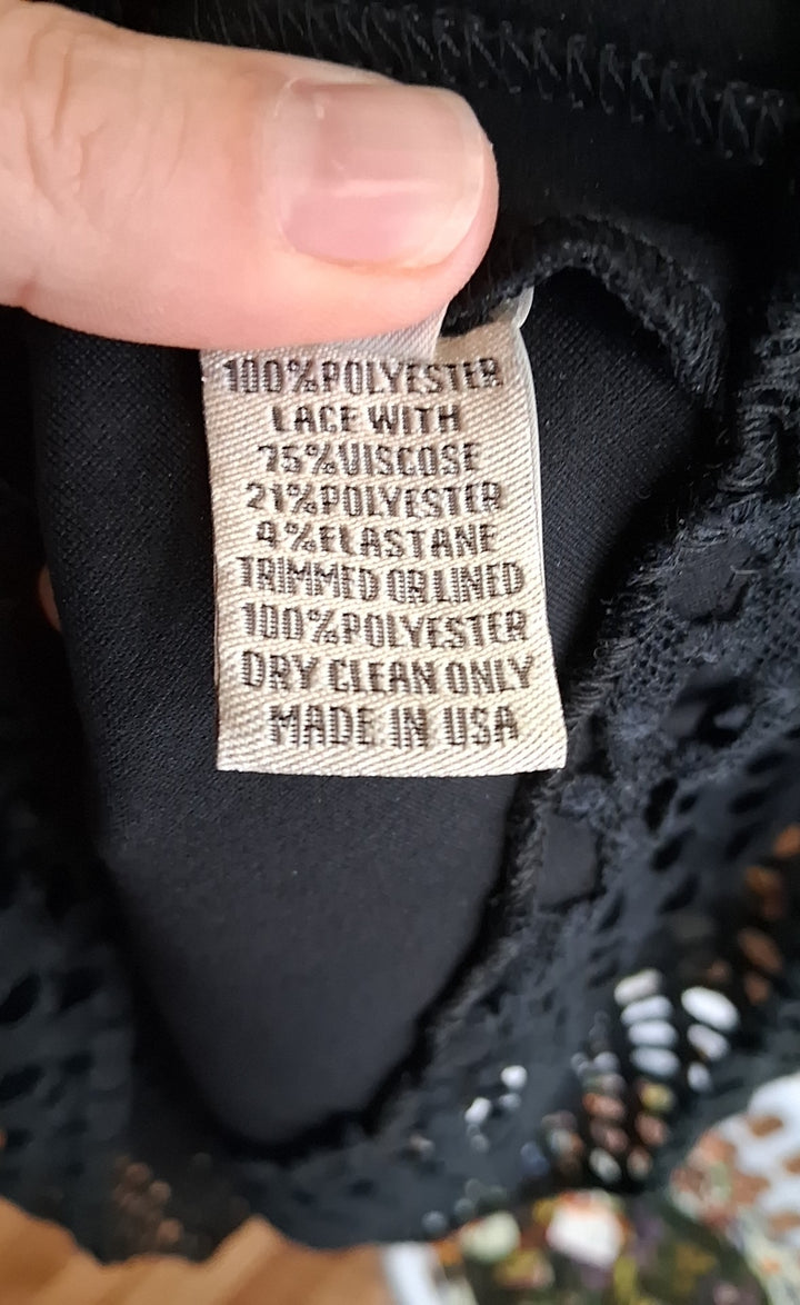 Size 10 LELA ROSE Black Skirt