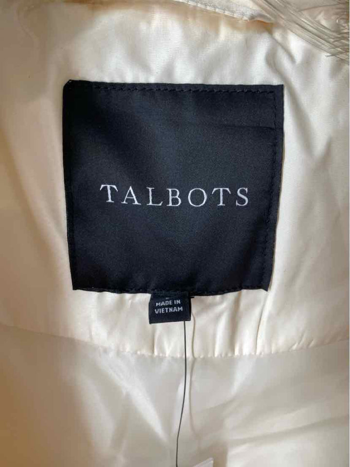 Size L Talbots Cream Vest