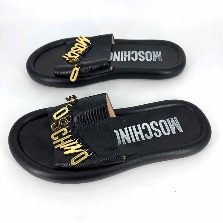 Shoe Size 40 Moschino Black Sandals