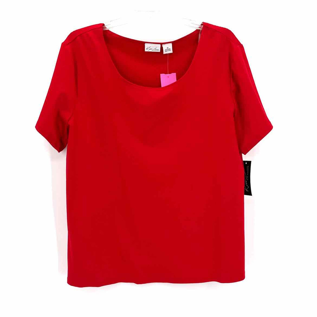 Size 2X KIM ROGERS Red Shirt