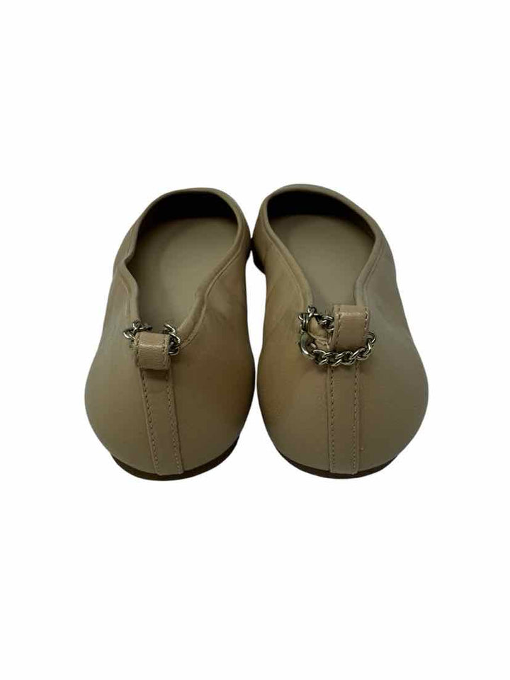 Shoe Size 10 Gianni Bini Tan Leather Flats