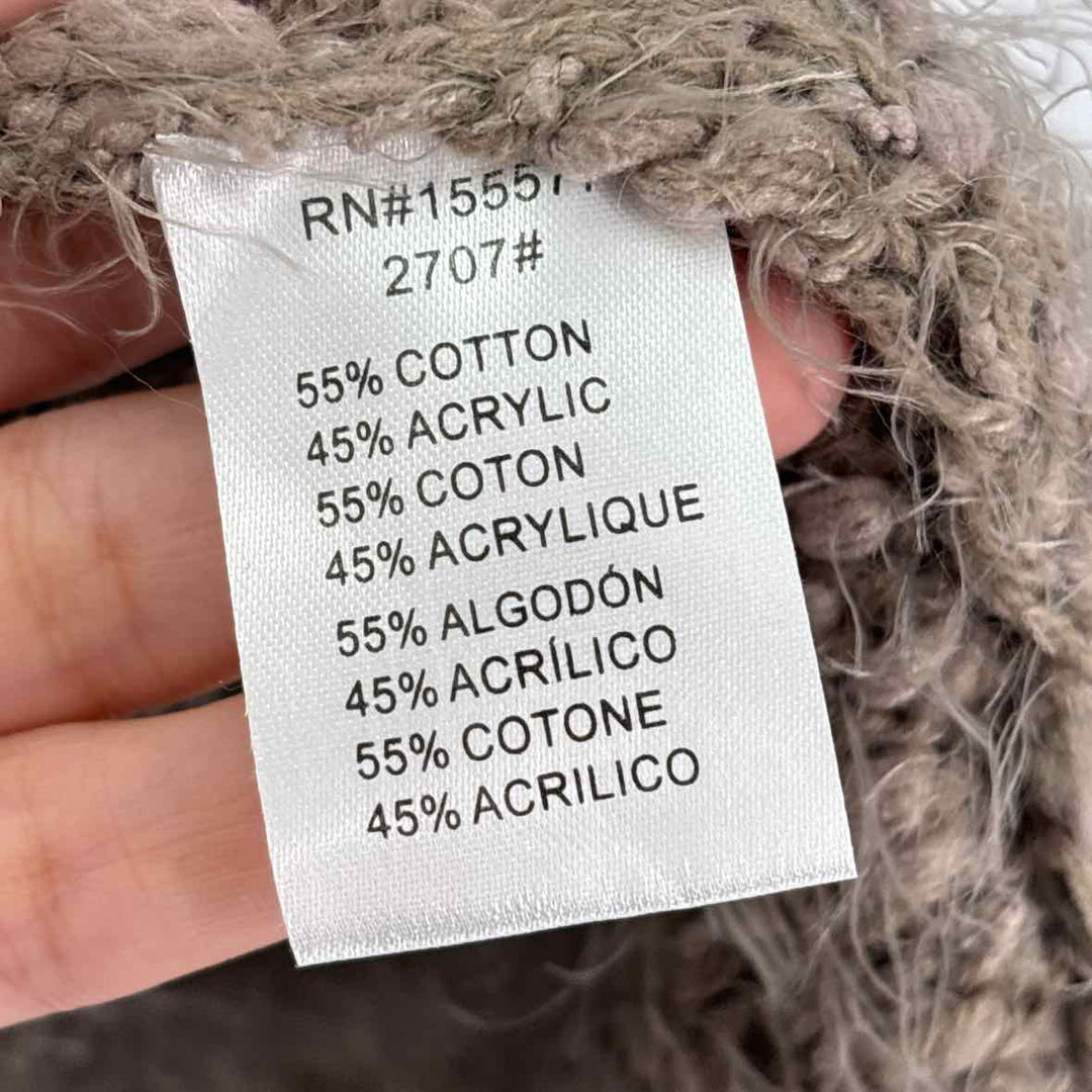 Size S/M Taupe Knit Cardigan