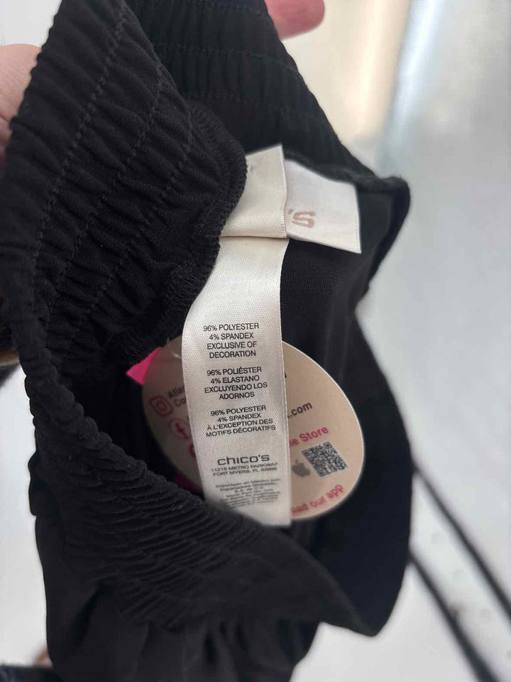 Size S Chico's Black Pants