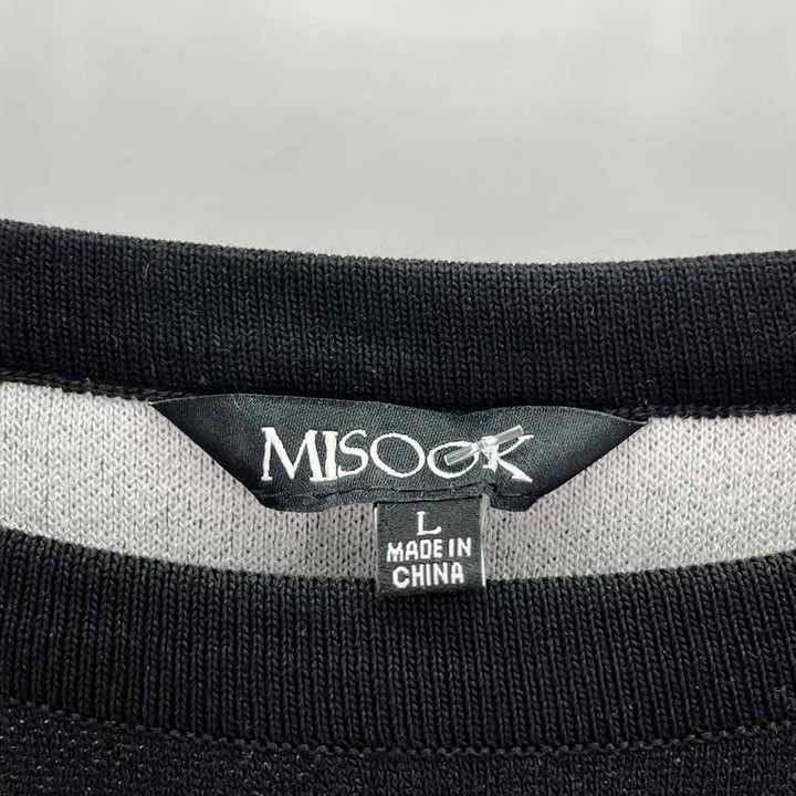 Size L MISSOOK Black Sweater