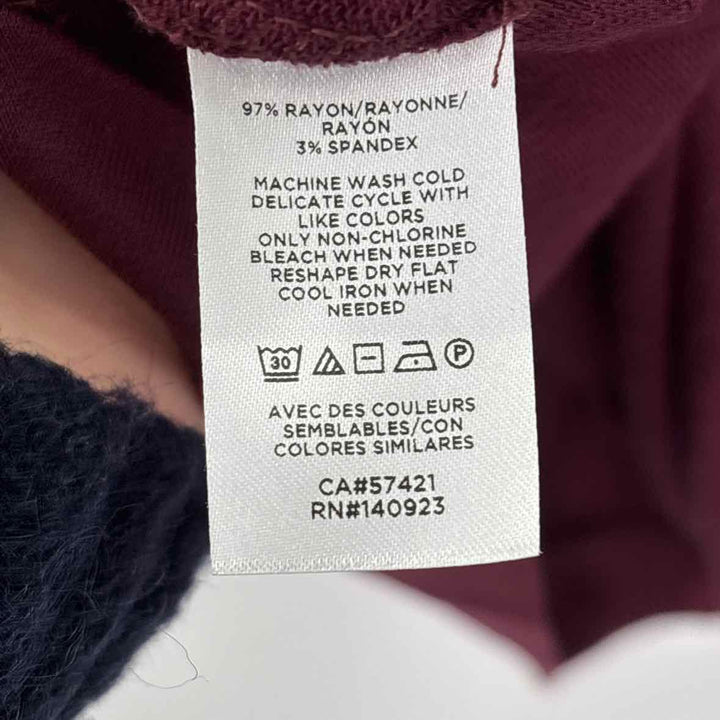 Size L Ann Taylor Purple Cotton Shirt