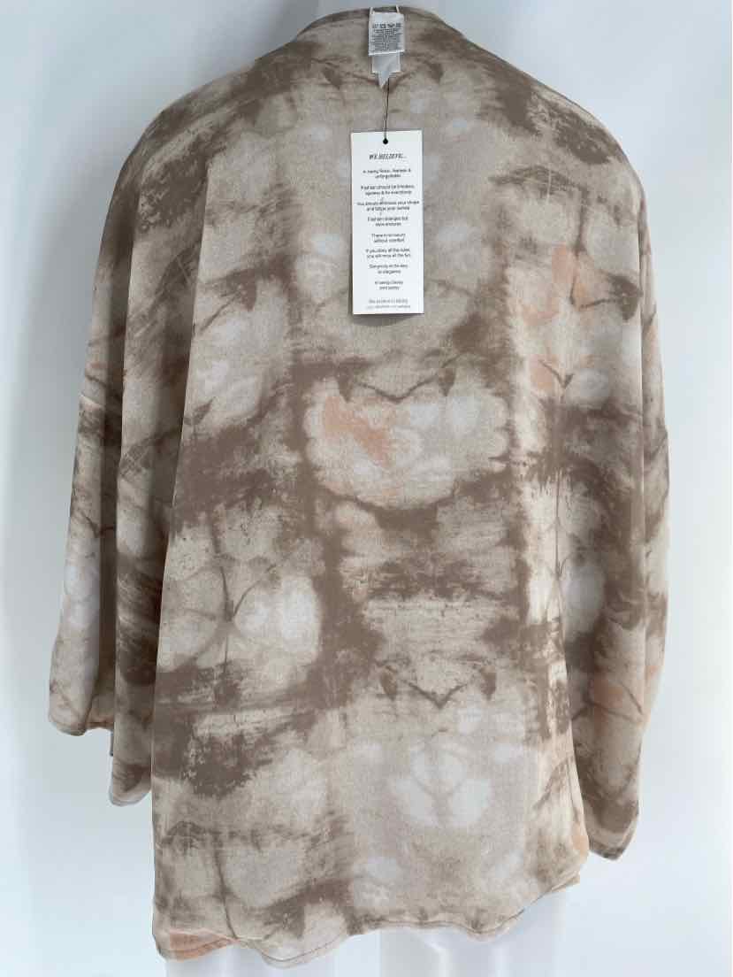 Size L Tan Cardigan