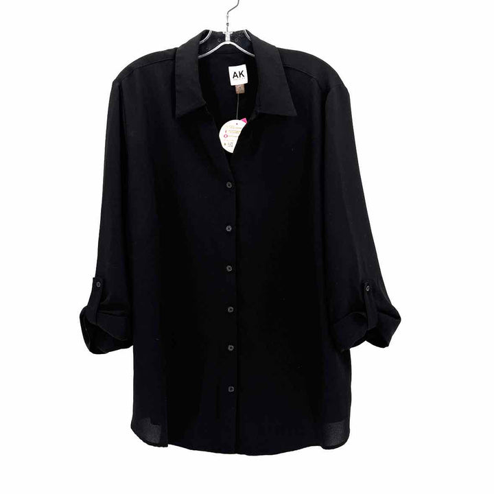 Size 1X Anne Klein Black Shirt