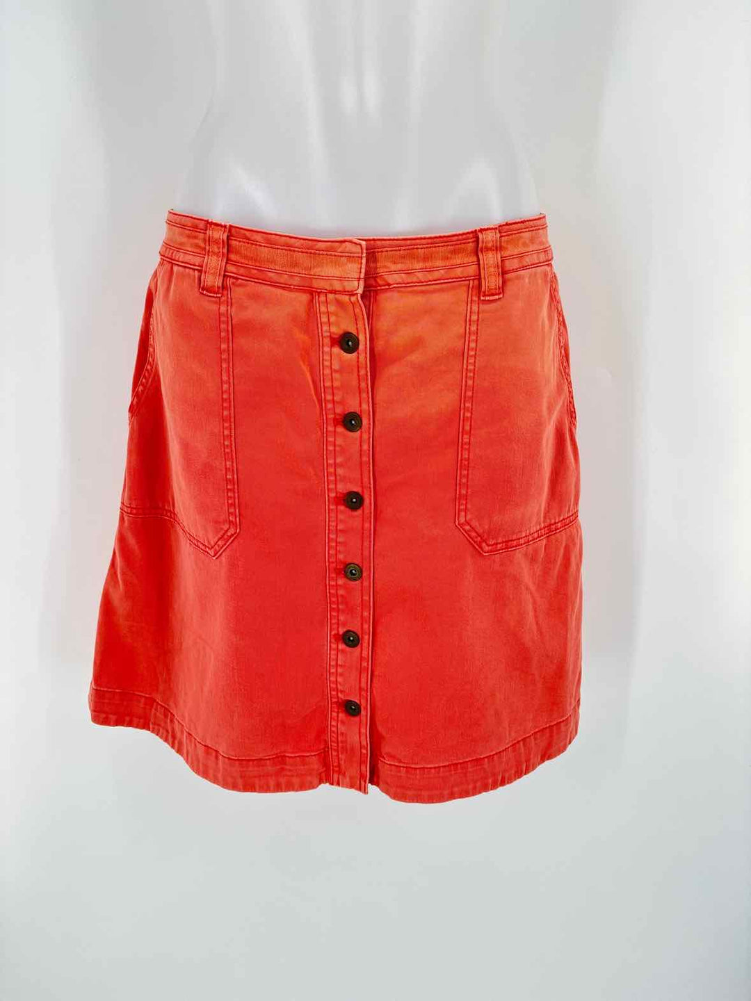 Size 4 Pilcro & the Letterpress Orange Skirt