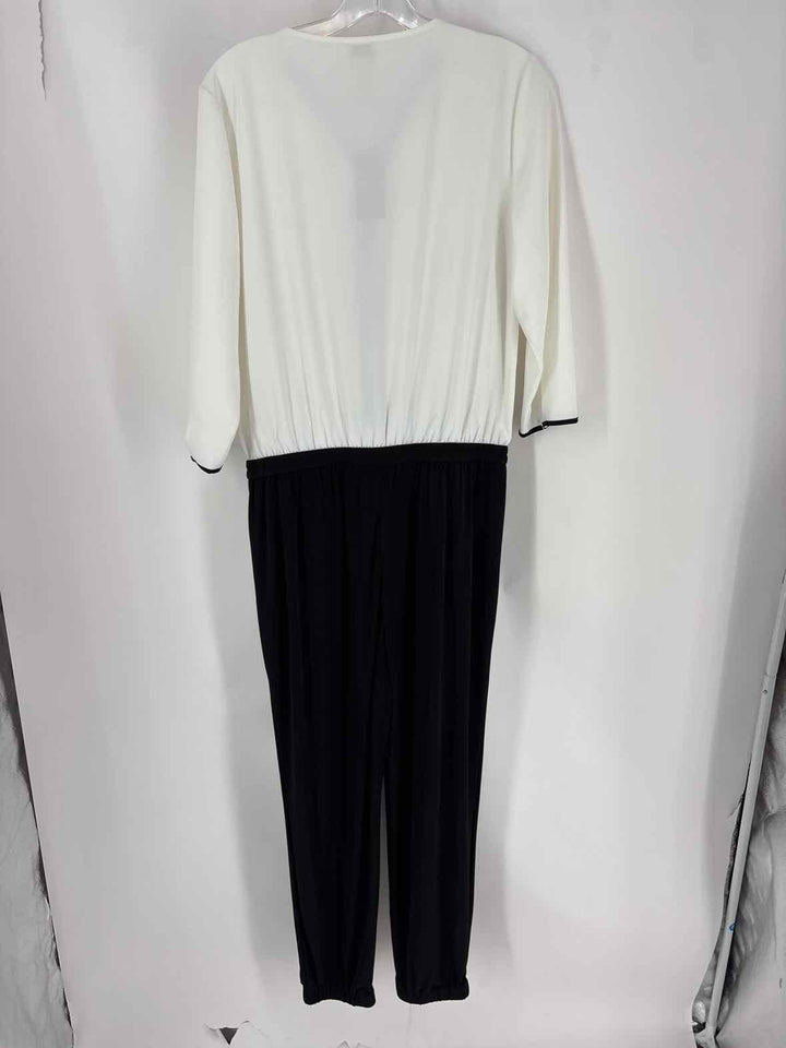 Size M Chico's Black/White Romper
