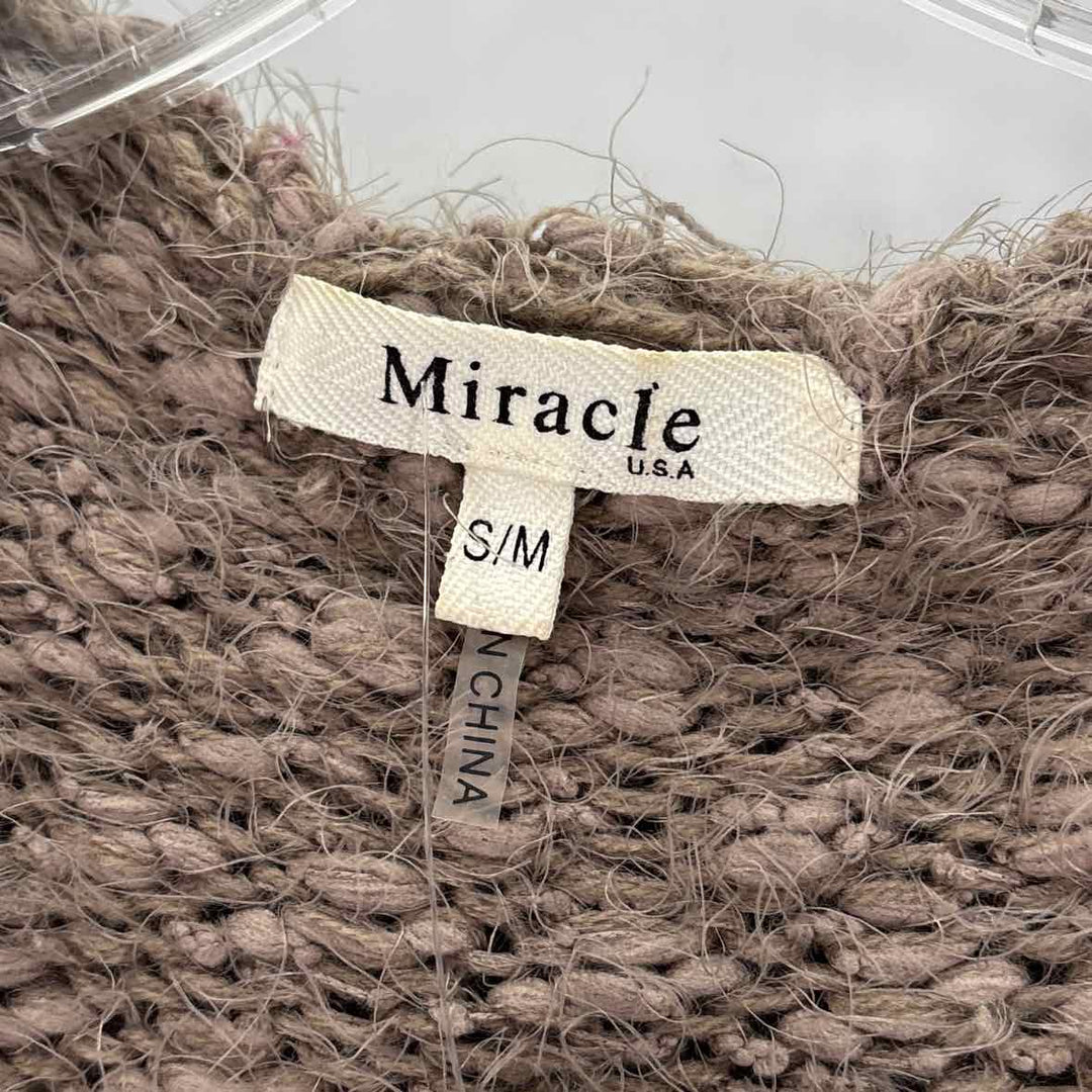Size S/M Taupe Knit Cardigan