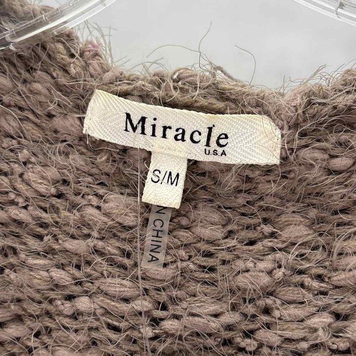 Size S/M Taupe Knit Cardigan