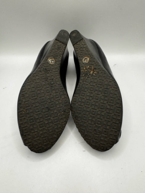 Shoe Size 8.5 Tory Burch Black Leather Pumps