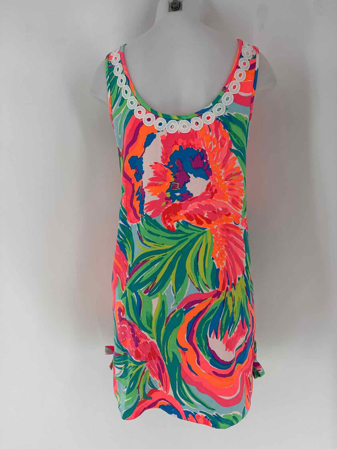 Size 2 Lilly Pulitzer White Print Dress