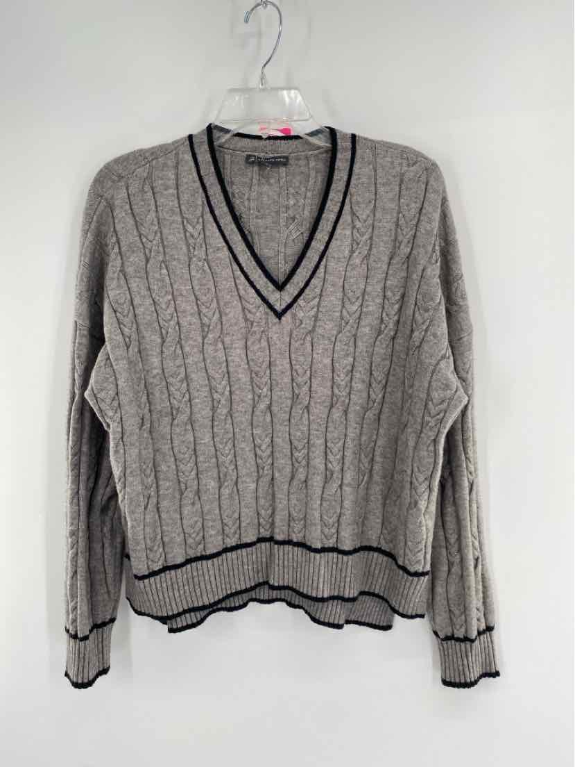 Size XL Adrianna Papell Gray Sweater