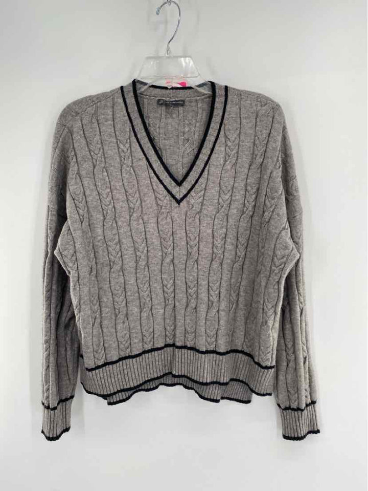 Size XL Adrianna Papell Gray Sweater