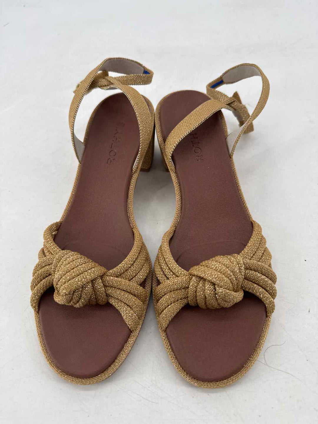 Shoe Size 9 ROTHY'S Gold Knit Sandals