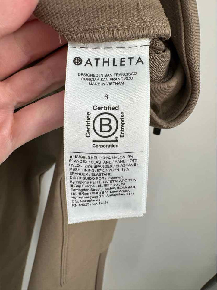 Size 6 Athleta Tan Pants