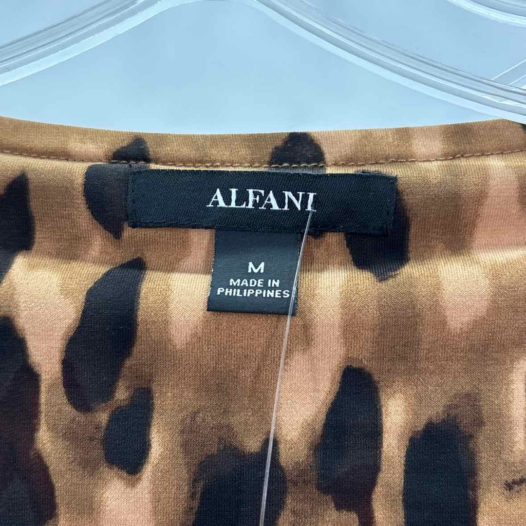Size M ALFANI Multi-Color Shirt