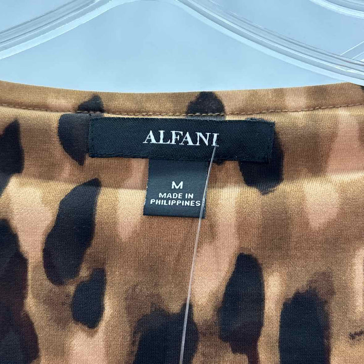 Size M ALFANI Multi-Color Shirt