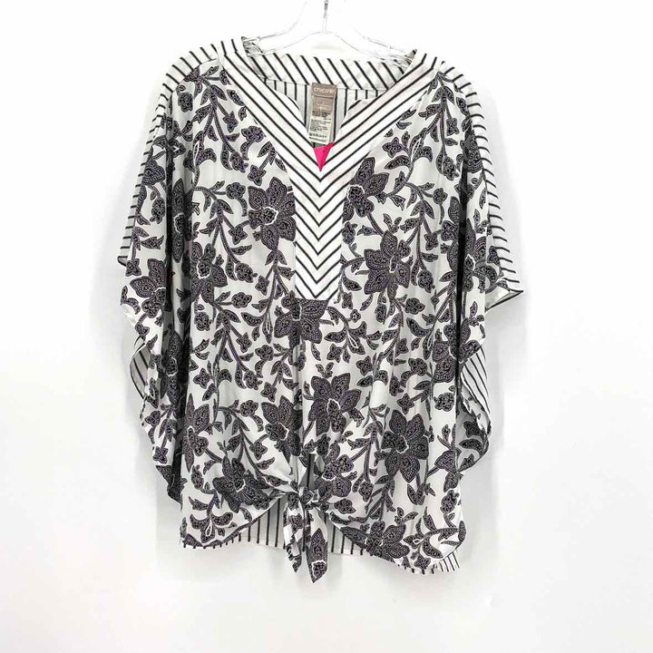 Size 2 Chico's Multi-Color Shirt