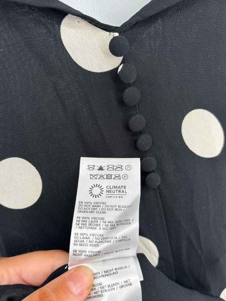 Size 8 REFORMATION Black Dress