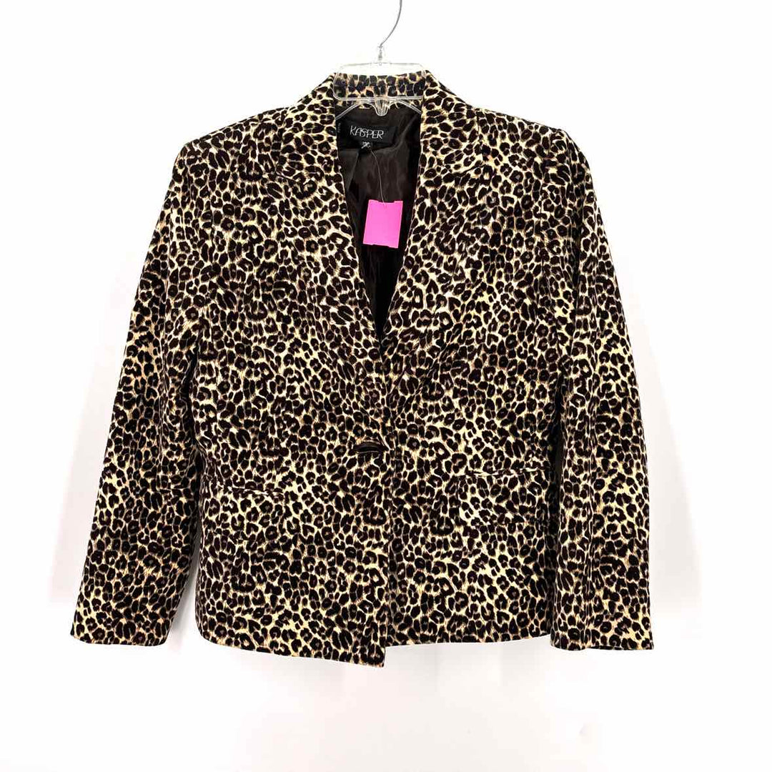 Size 14P KASPER Brown Blazer