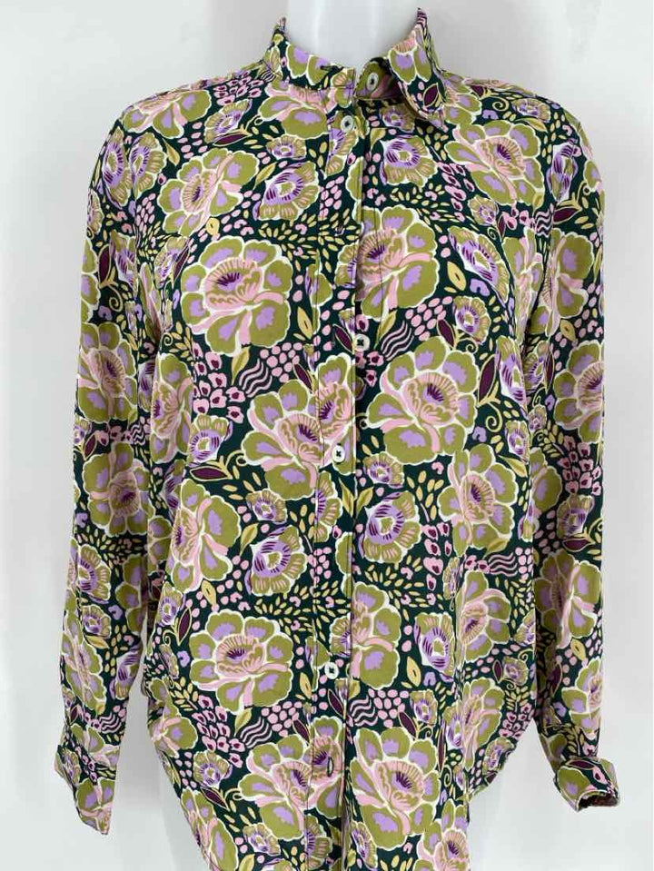 Size 38 Green Print Shirt