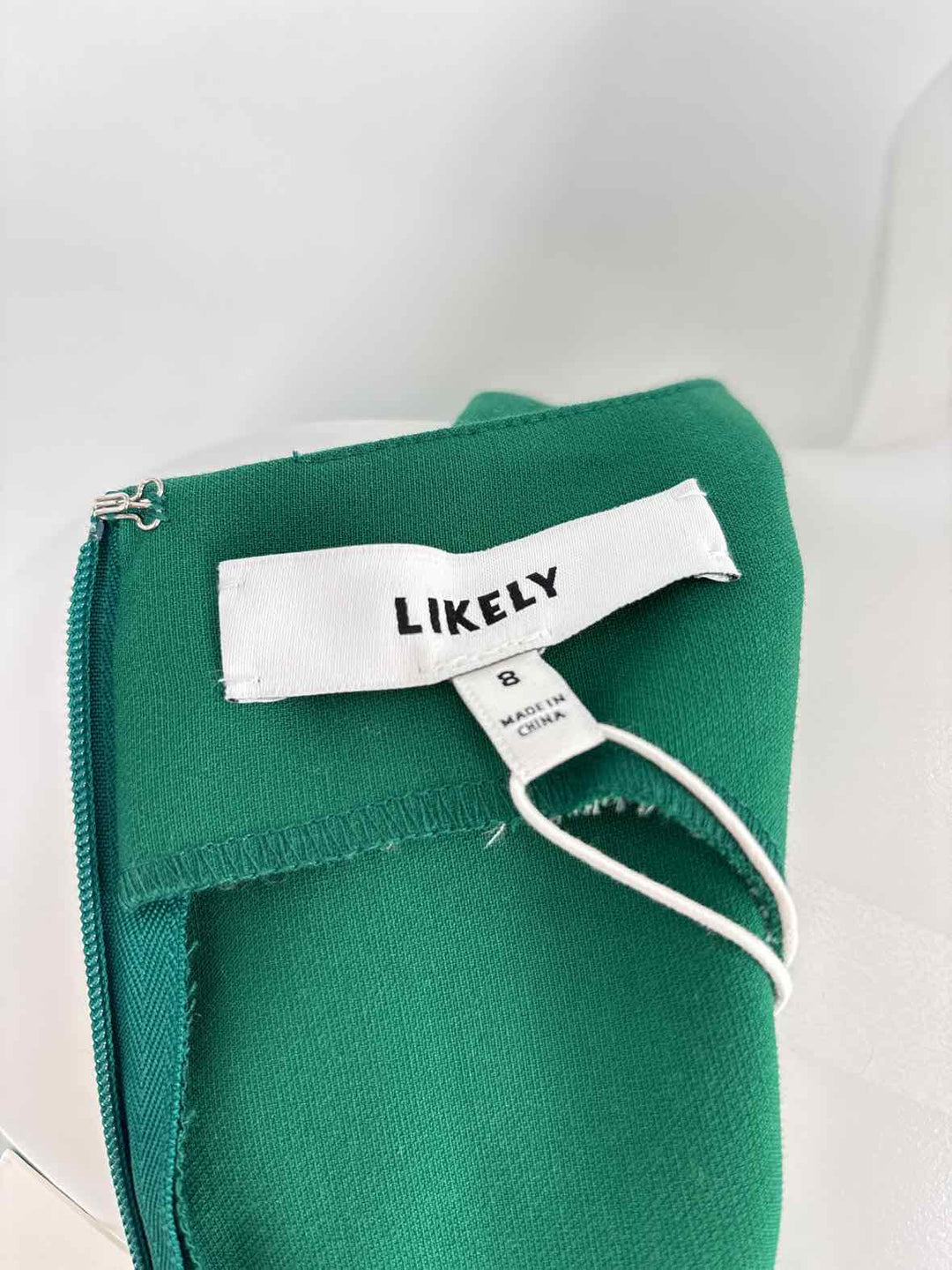 Size 8 LIKELY Green Dress