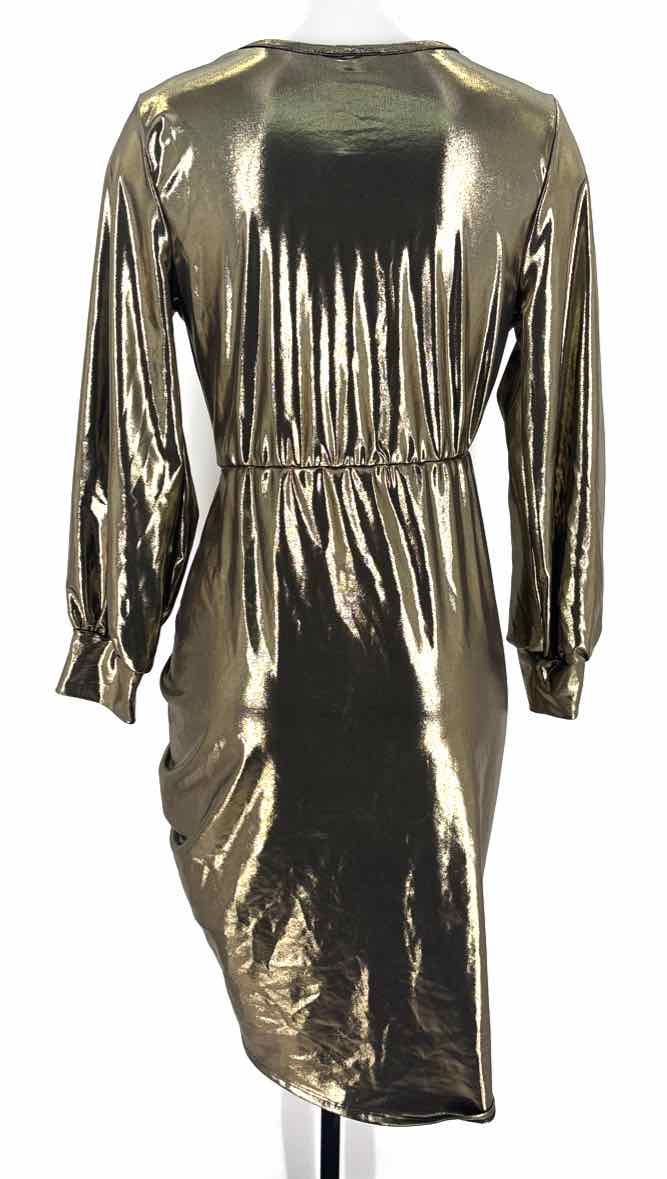 Size L Gold Dress