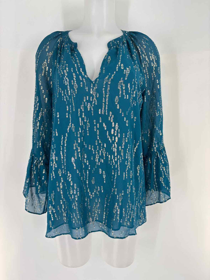 Size M Lilly Pulitzer Teal Shirt