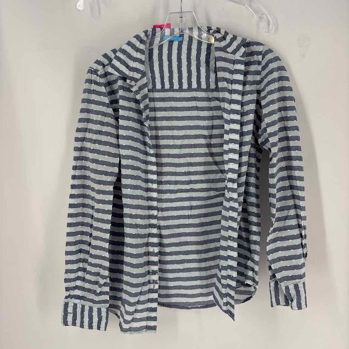 Size 4 J MCLAUGHLIN Blue Print Shirt