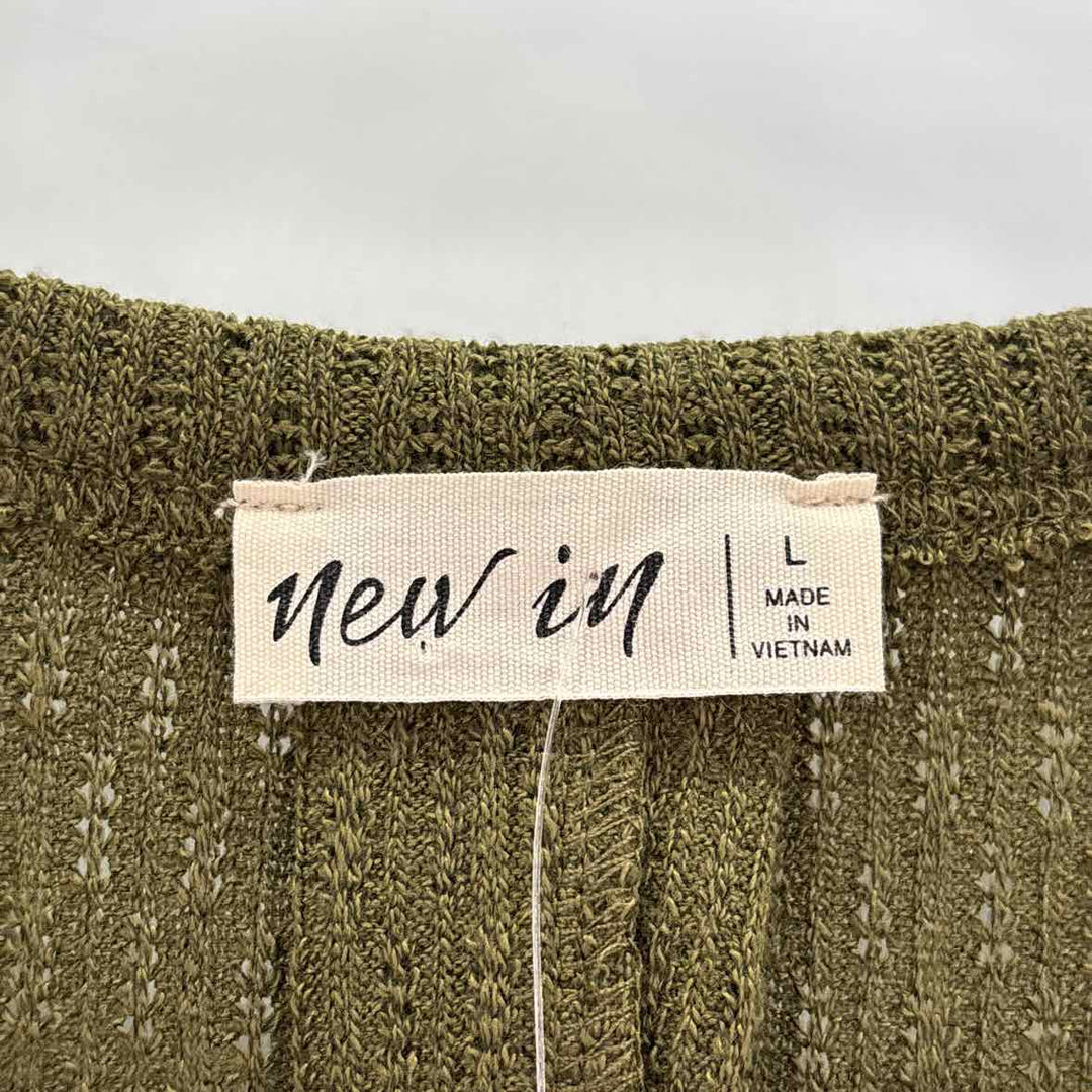 Size L Olive Knit Shirt