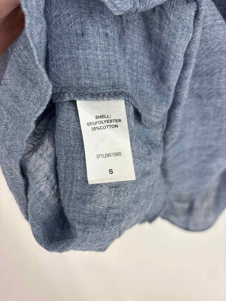 Size S MUSTARD SEED Blue Shirt