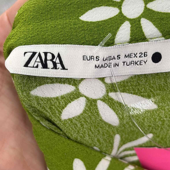 Size S ZARA Lime Green Dress