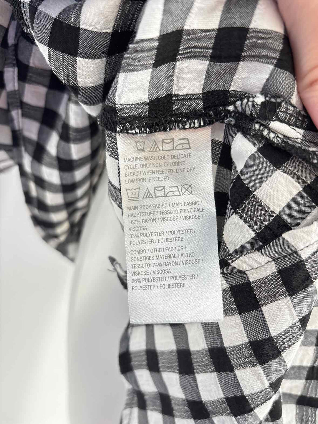 Size 1X SUSAN GRAVER Black Shirt
