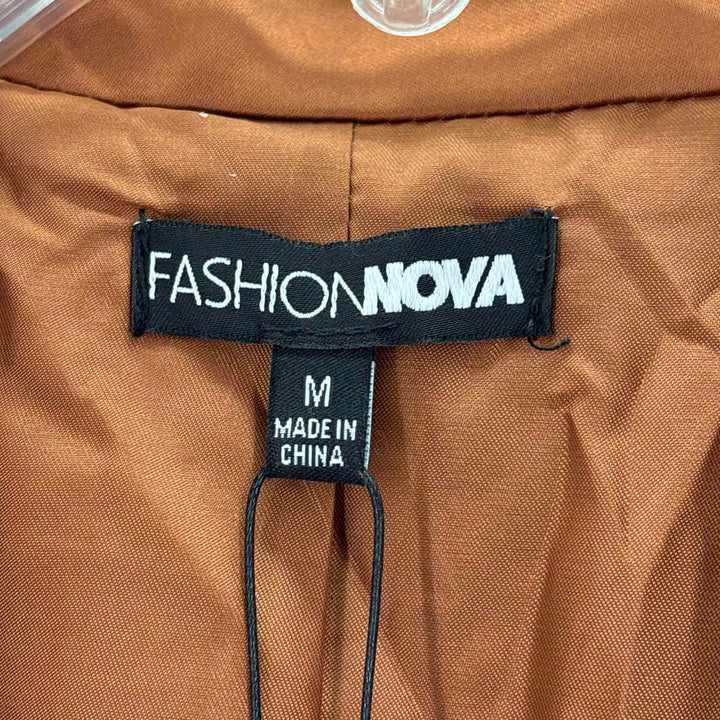 Size M FASHION NOVA Brown 2 PC Dress