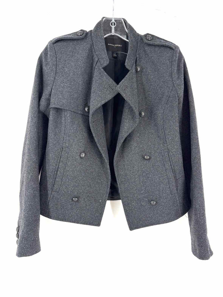 Size 9 Banana Republic Gray Wool Blazer