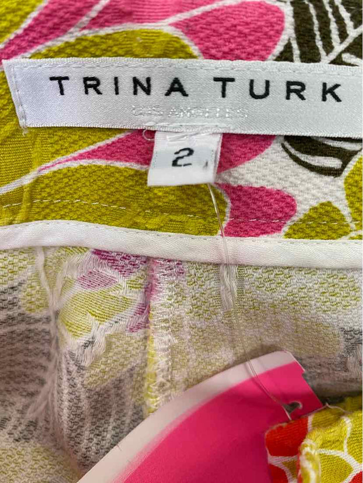 Size 2 TRINA TURK Multi-Color Shorts