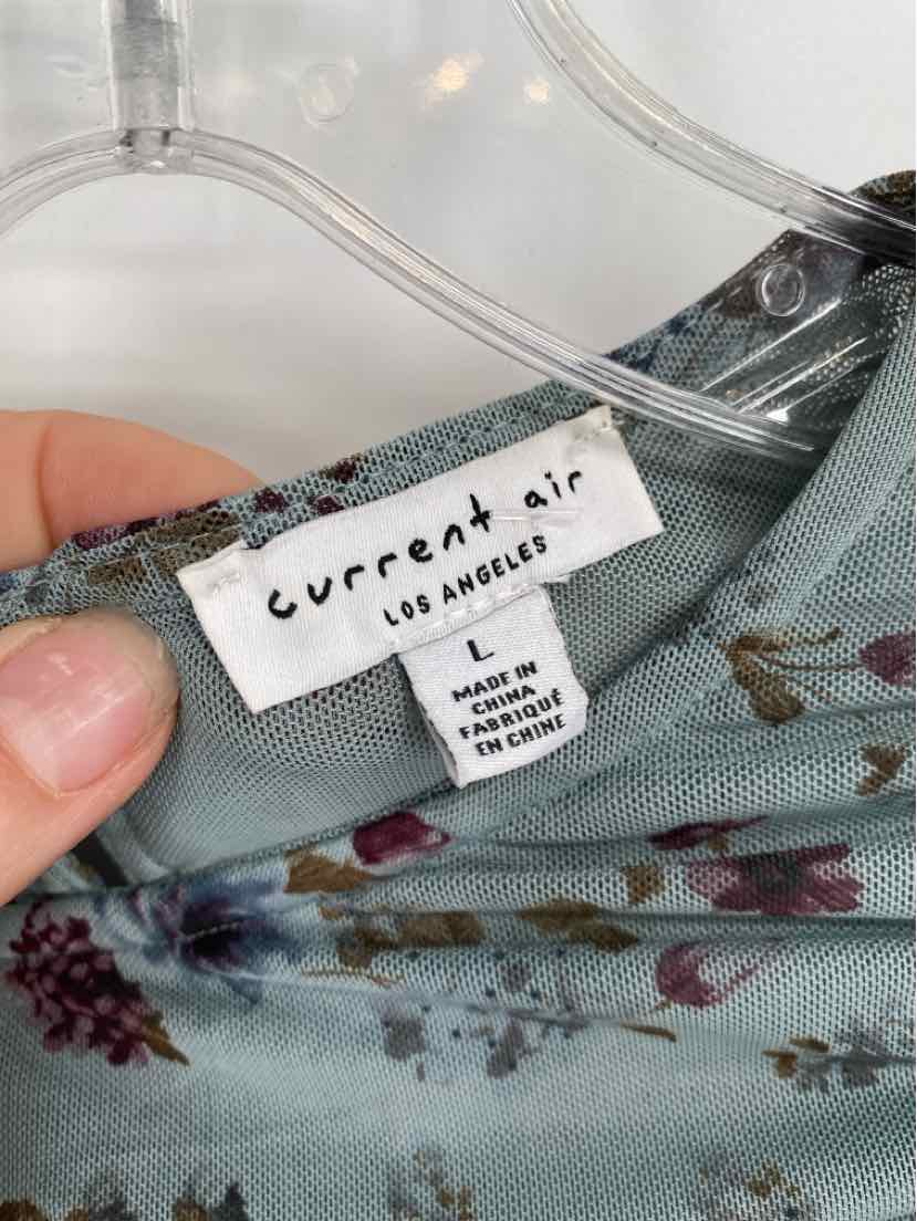 Size L CURRENT AIR Teal Shirt