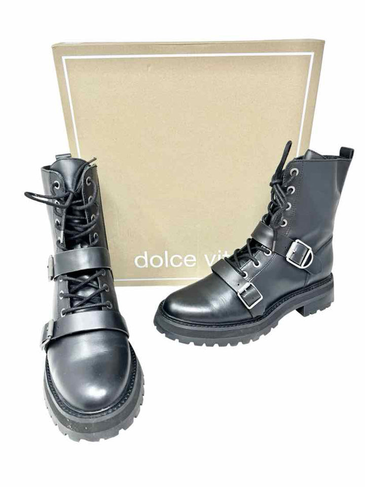 Shoe Size 10 Dolce Vita Black Leather Boots