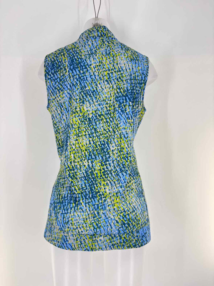 Size M Blue Print Shirt