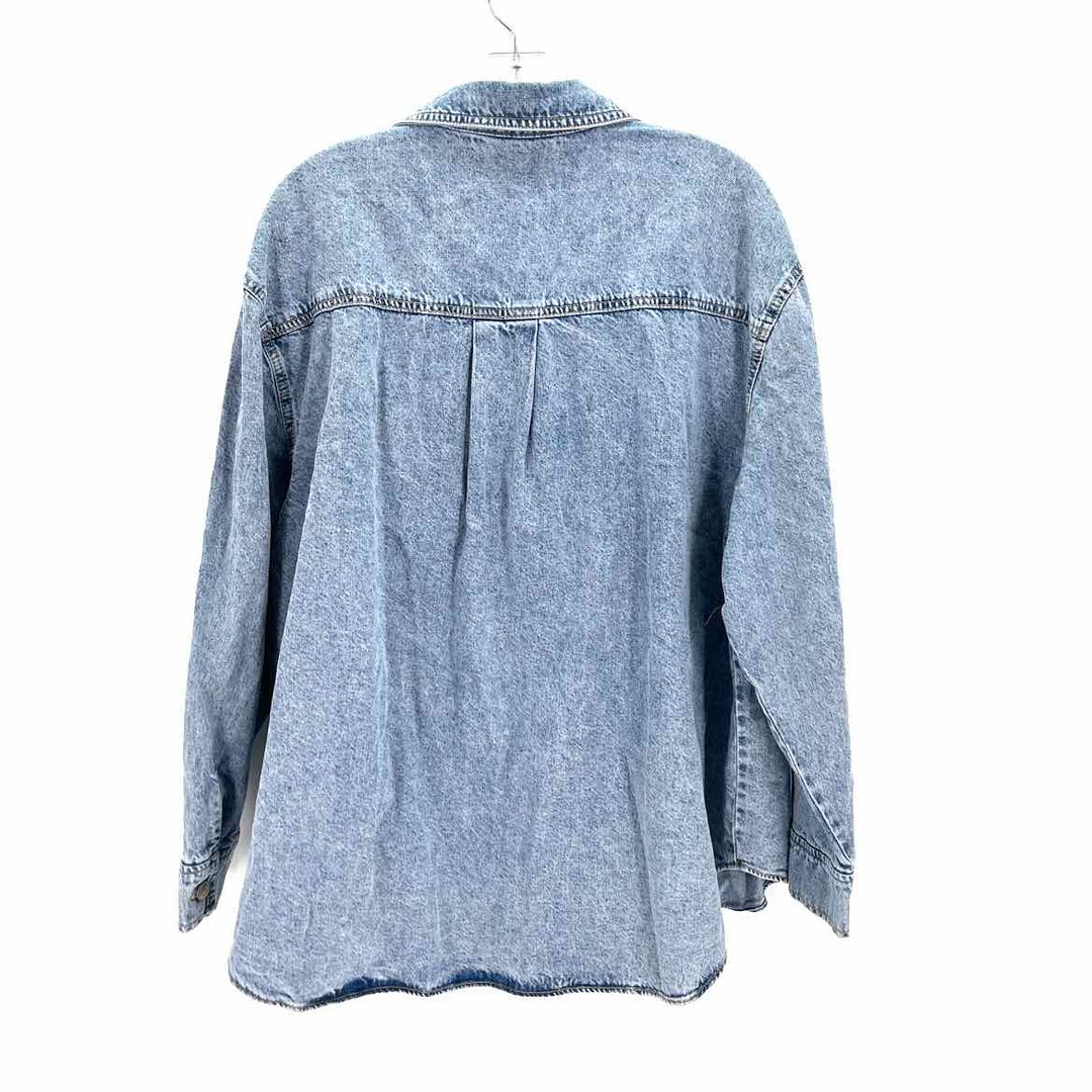 Size XL TIME AND TRUE Denim Shirt