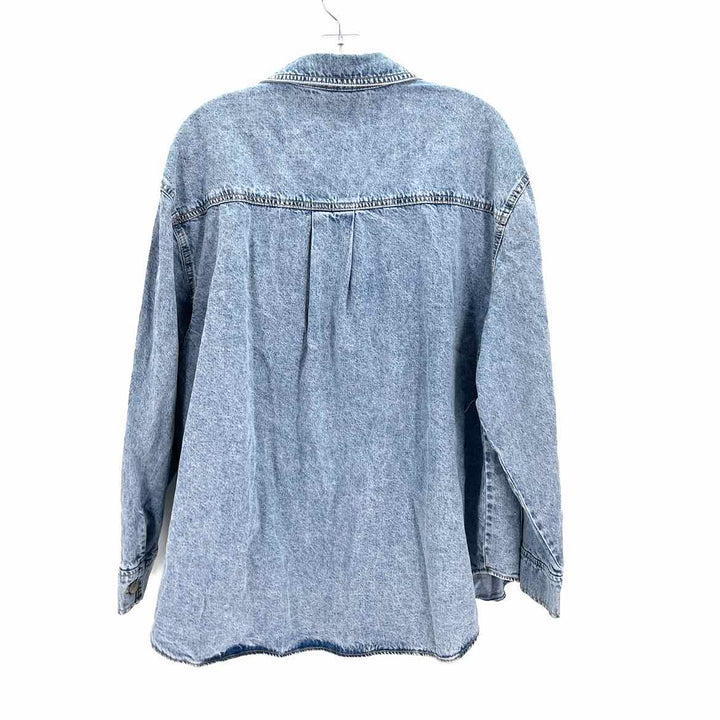 Size XL TIME AND TRUE Denim Shirt