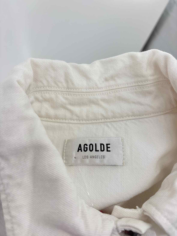 Size XS AGOLDE White Jacket